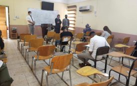رئيس الجامعة يزور كلية الطب البيطري