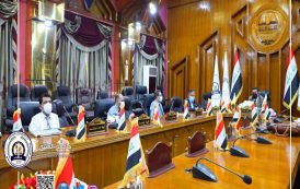 رئيس الجامعة يجتمع بهيئات تحرير المجلات العلمية